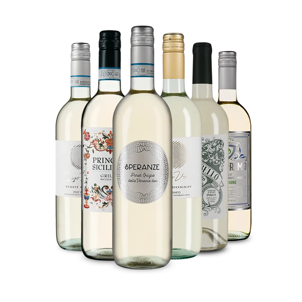 Talianske biele víno: naše degustačné hviezdy v balíčku – Gold