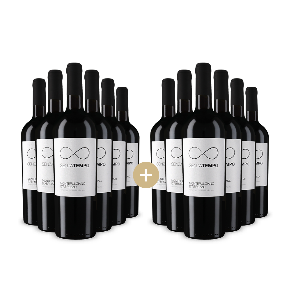 6+6 fliaš Senza Tempo Montepulciano d'Abruzzo 2022 – Gold