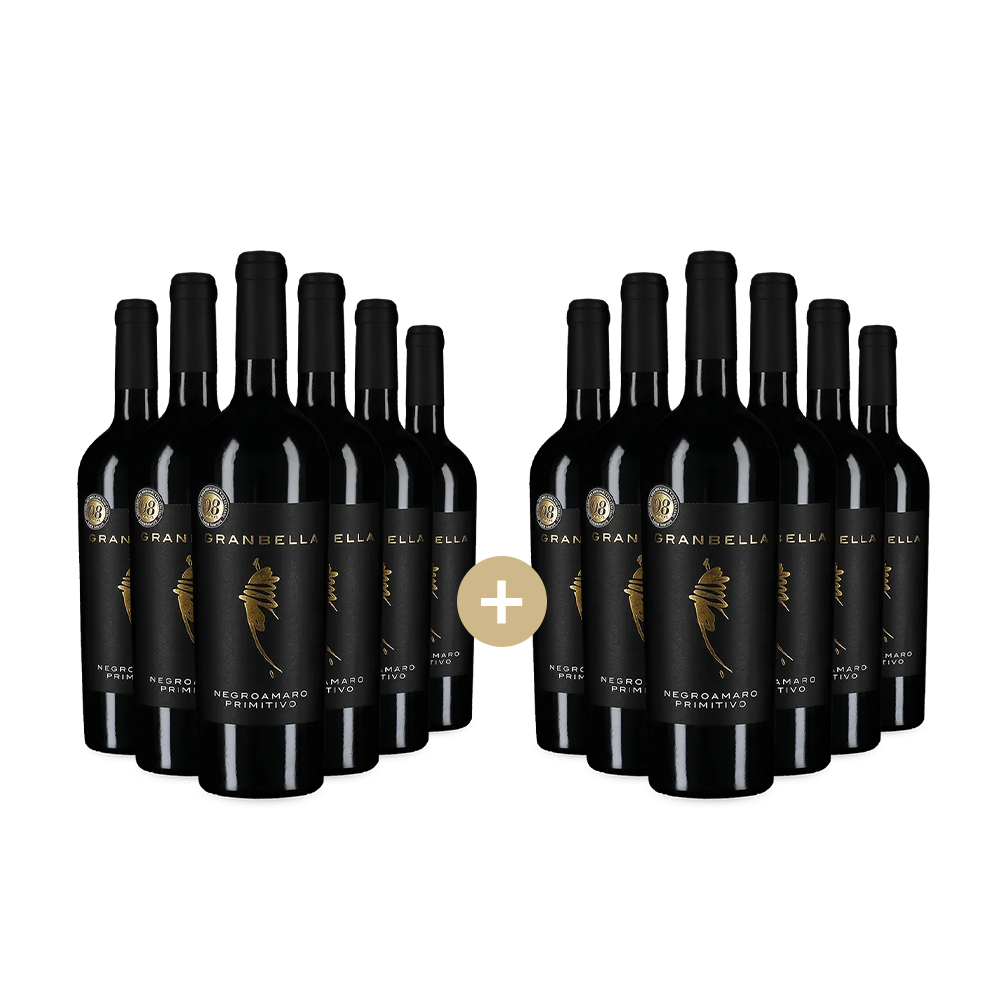 6+6 fliaš Negroamaro Primitivo 2024 – Gold