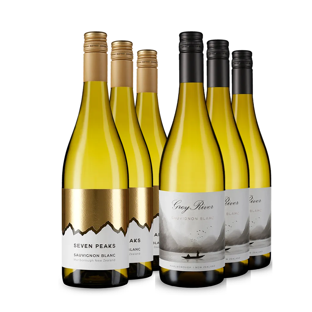 Duo Sauvignonu Blanc z Marlborough vo výhodnom balení 2x3 – Gold