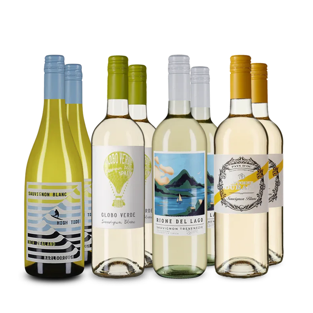 Medzinárodné hviezdy v podobe Sauvignonu Blanc v balení 4x2 – Gold