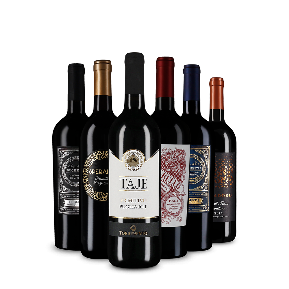 Jednotka medzi červenými vínami: Primitivo v degustačnom balení