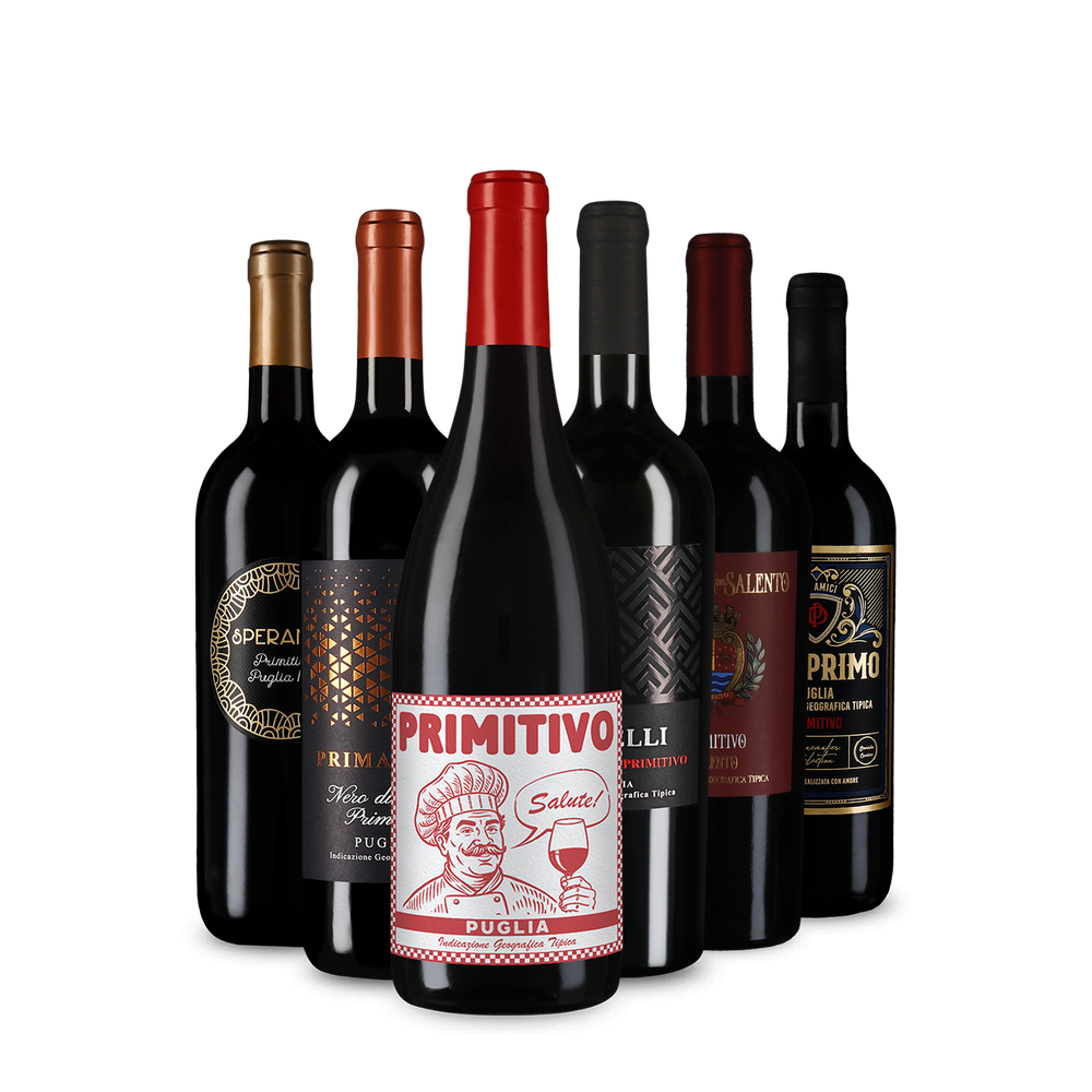 Jednotka medzi červenými vínami: Primitivo v degustačnom balení
