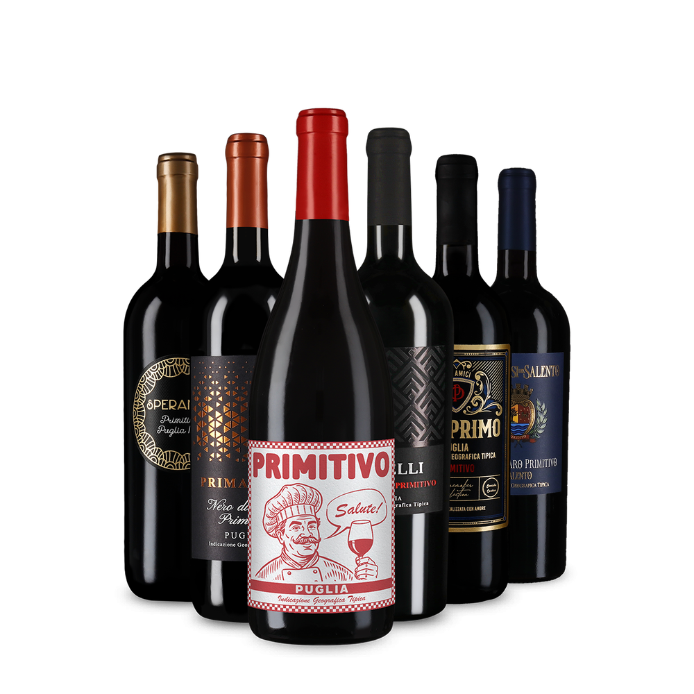 Jednotka medzi červenými vínami: Primitivo v degustačnom balení