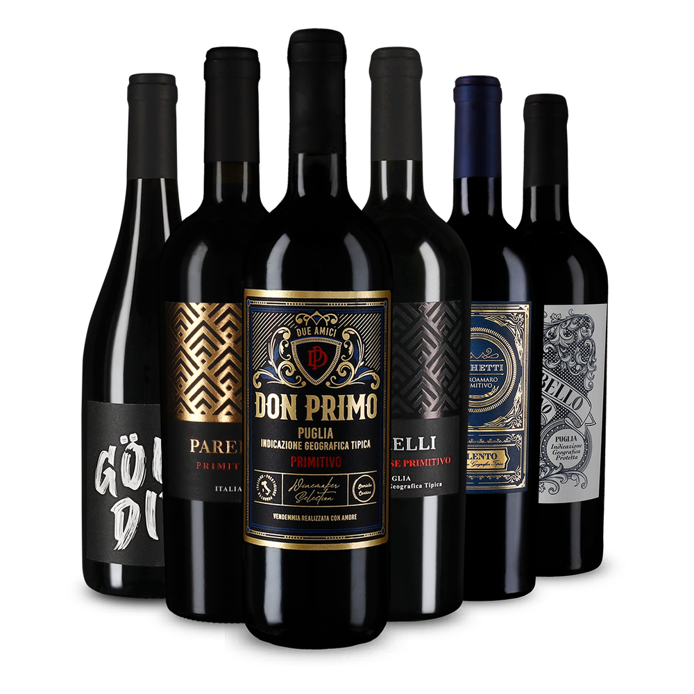 Jednotka medzi červenými vínami: Primitivo v degustačnom balení