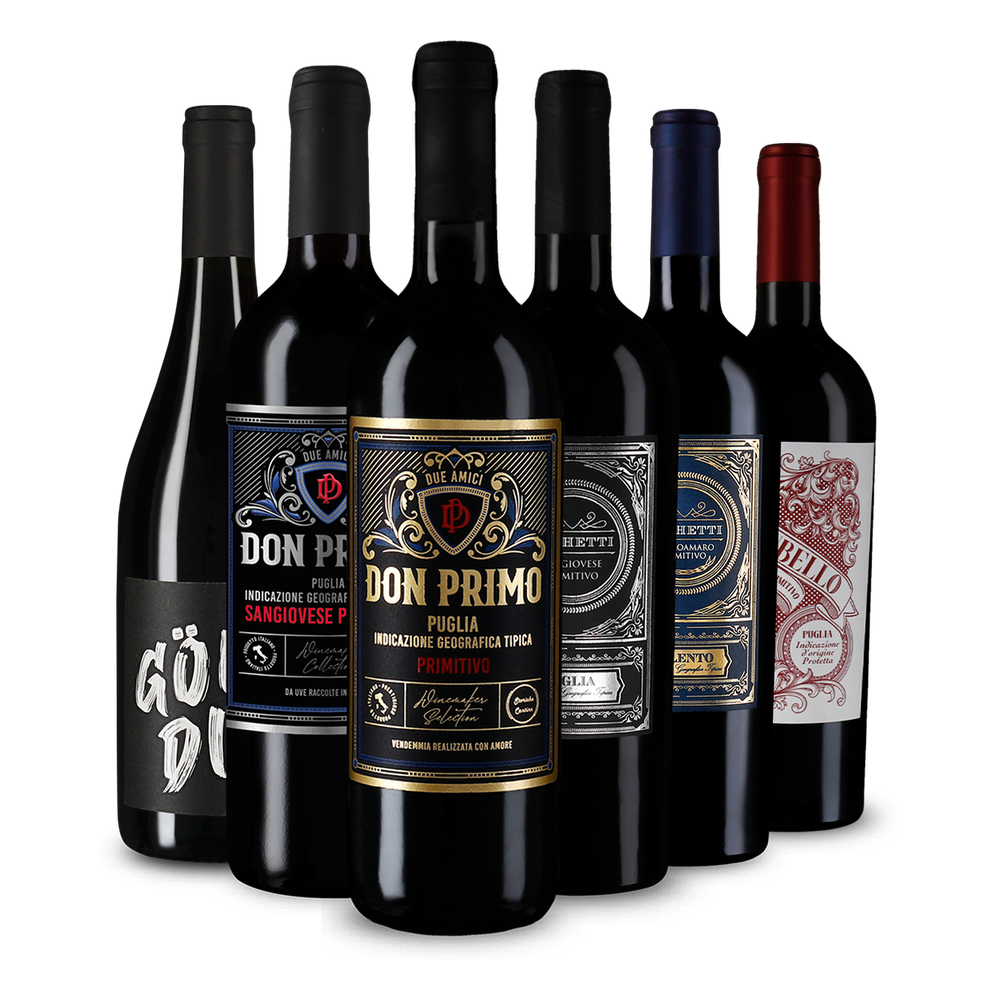 Jednotka medzi červenými vínami: Primitivo v degustačnom balení