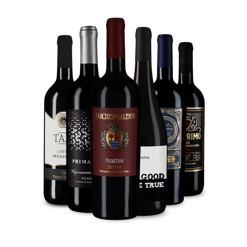 Jednotka medzi červenými vínami: Primitivo v degustačnom balení