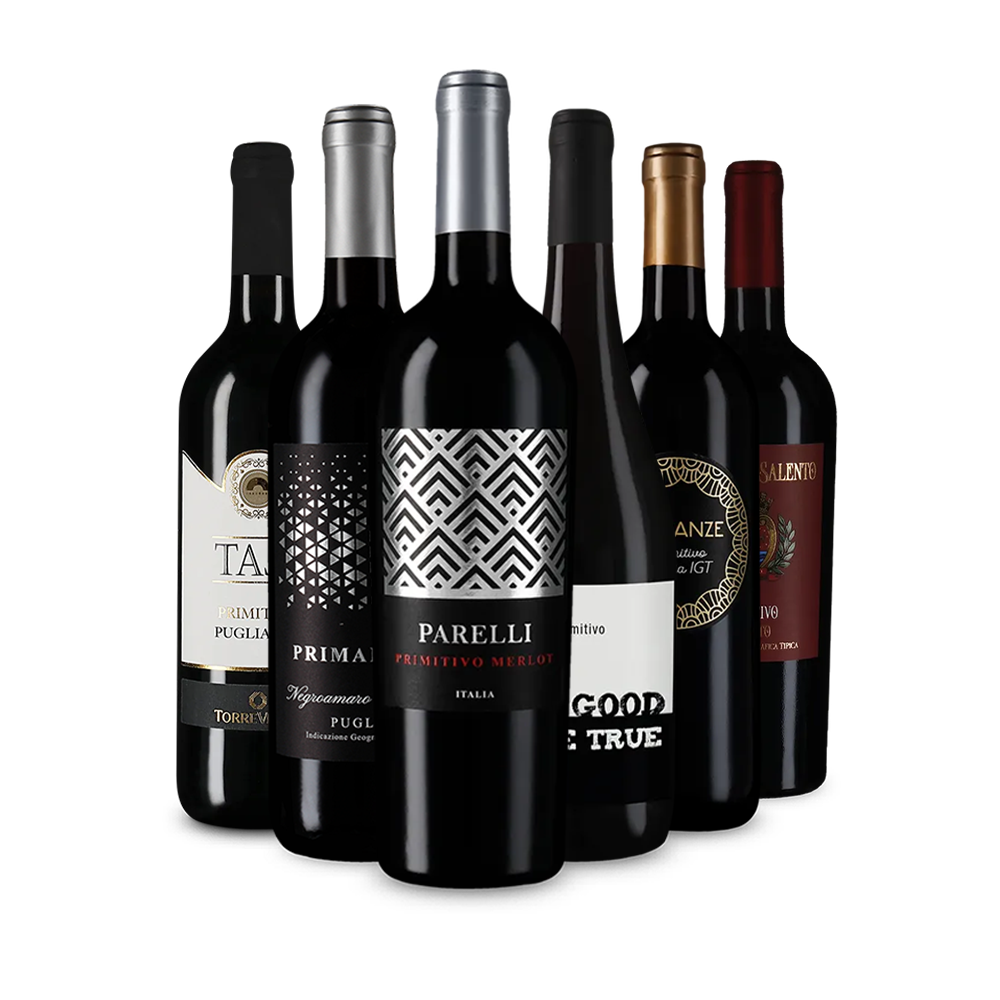 Jednotka medzi červenými vínami: Primitivo v degustačnom balení
