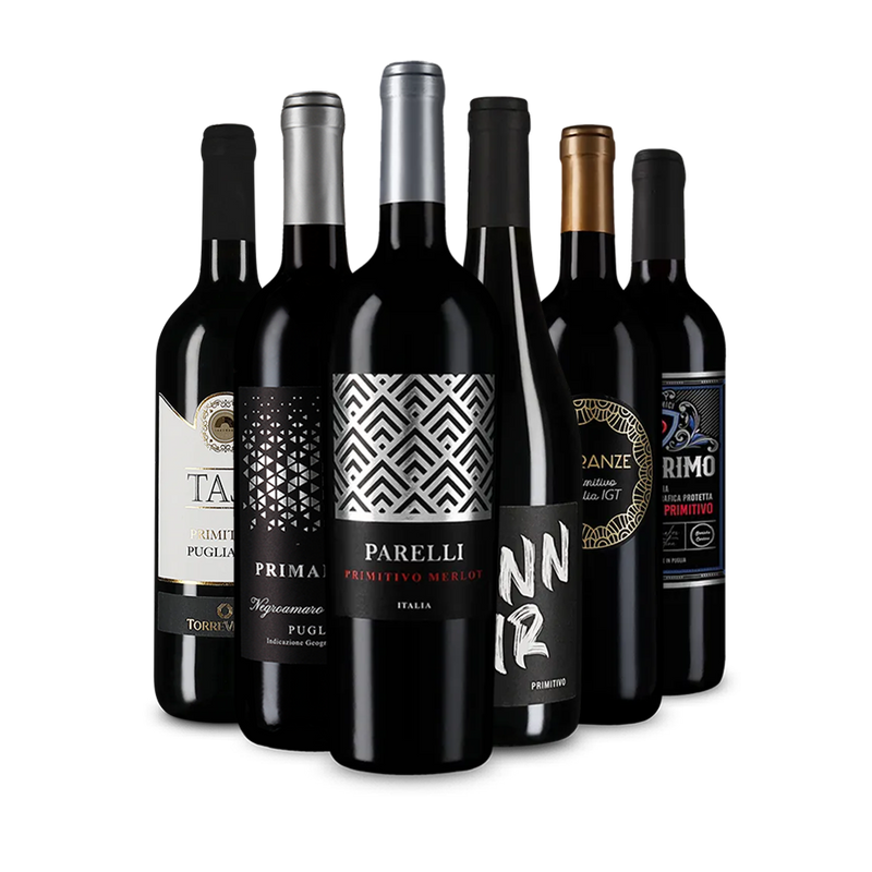 Jednotka medzi červenými vínami: Primitivo v degustačnom balení – Gold