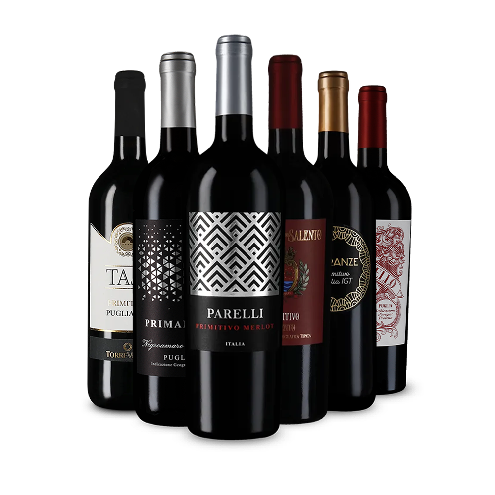 Jednotka medzi červenými vínami: Primitivo v degustačnom balení – Gold