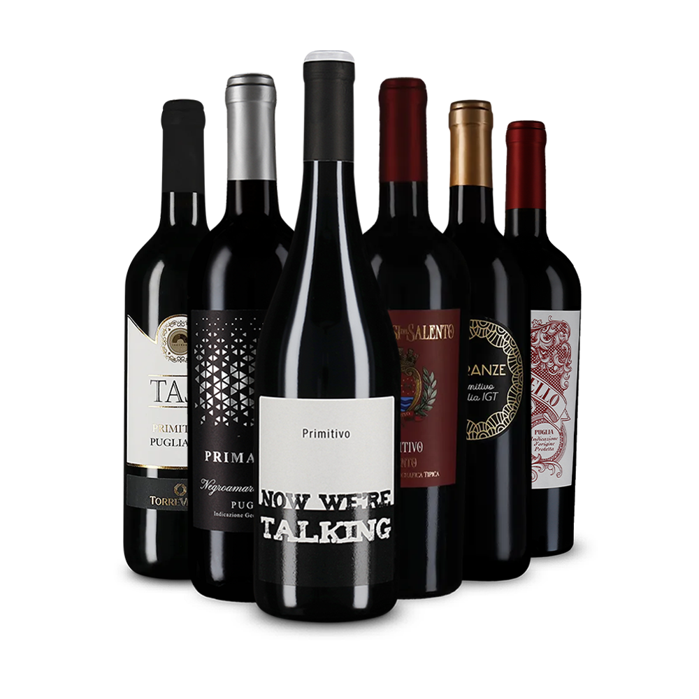 Jednotka medzi červenými vínami: Primitivo v degustačnom balení