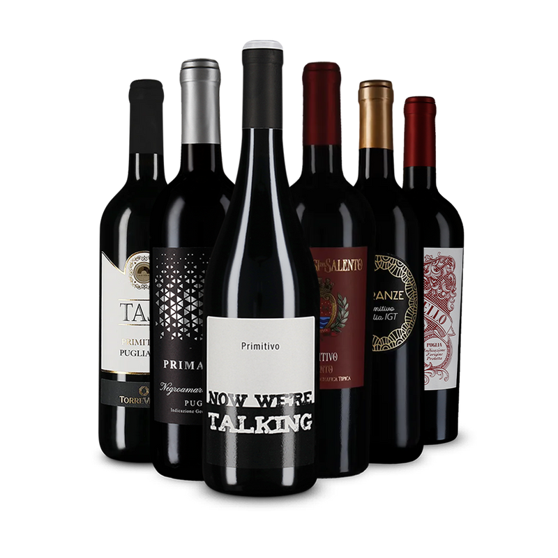 Jednotka medzi červenými vínami: Primitivo v degustačnom balení