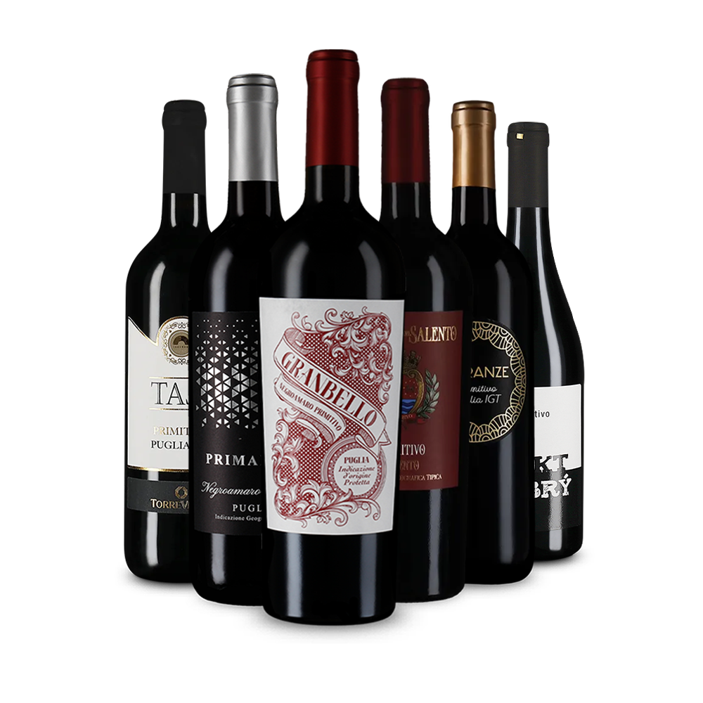 Jednotka medzi červenými vínami: Primitivo v degustačnom balení