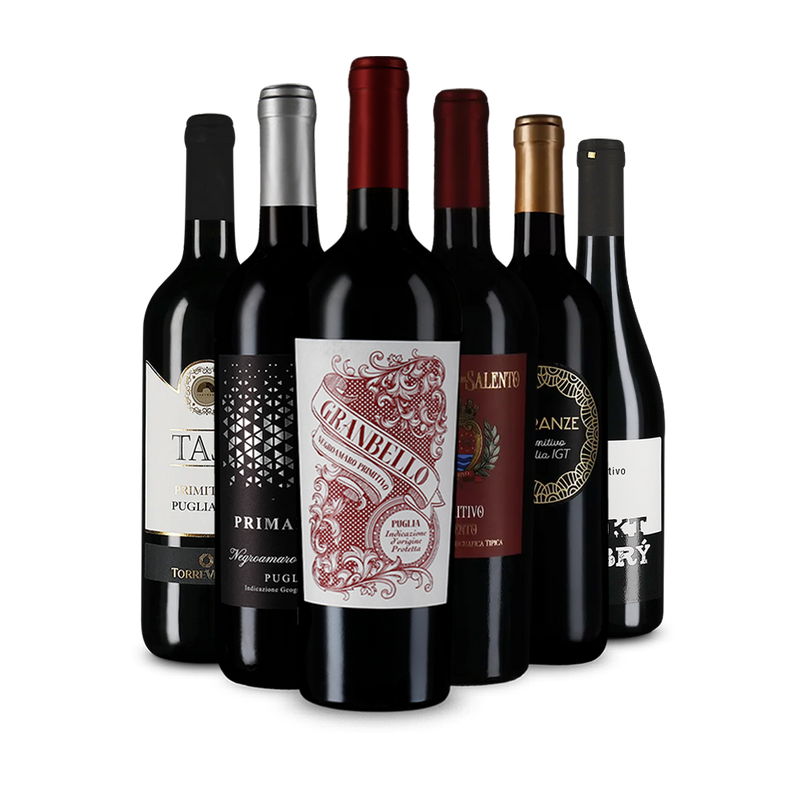 Jednotka medzi červenými vínami: Primitivo v degustačnom balení