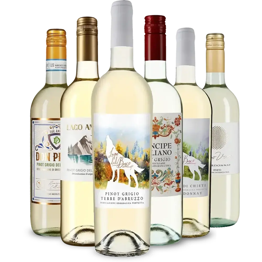 Talianske biele víno: naše degustačné hviezdy v balíčku
