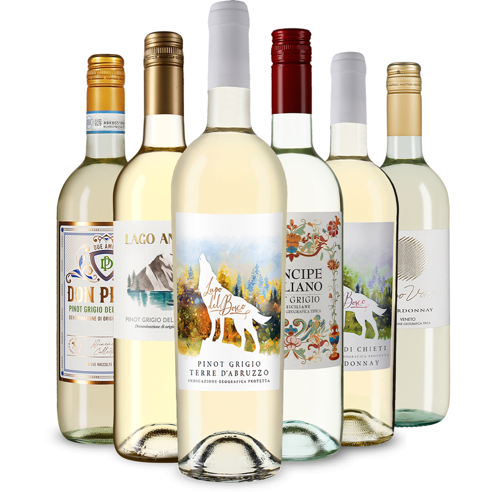 Talianske biele víno: naše degustačné hviezdy v balíčku
