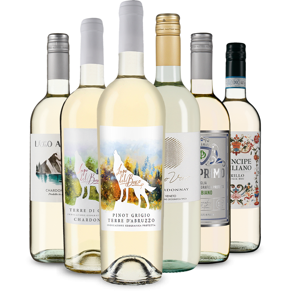 Talianske biele víno: naše degustačné hviezdy v balíčku