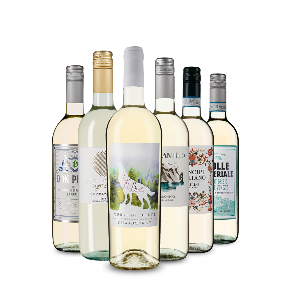 Talianske biele víno: naše degustačné hviezdy v balíčku