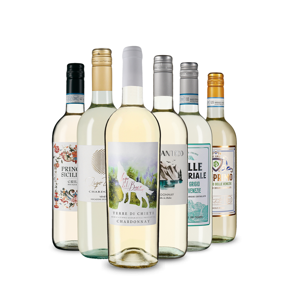 Talianske biele víno: naše degustačné hviezdy v balíčku