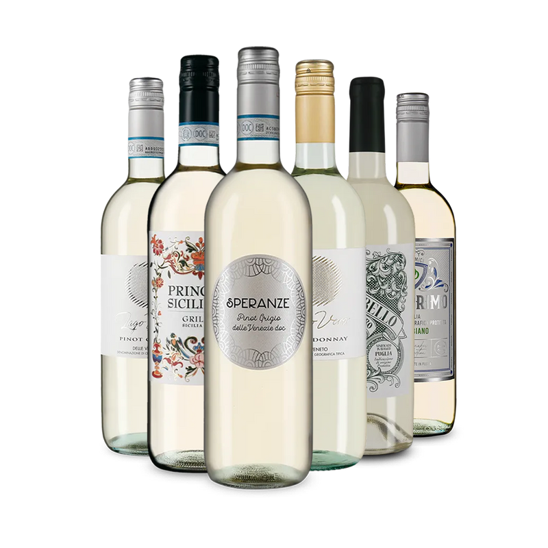 Talianske biele víno: naše degustačné hviezdy v balíčku