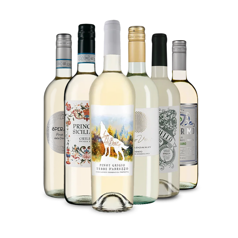 Talianske biele víno: naše degustačné hviezdy v balíčku