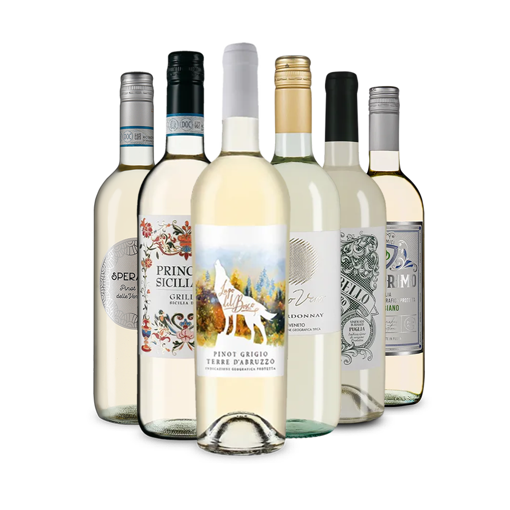Talianske biele víno: naše degustačné hviezdy v balíčku – Gold