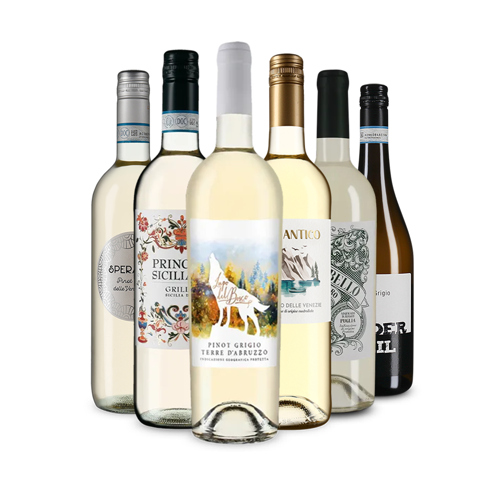 Talianske biele víno: naše degustačné hviezdy v balíčku
