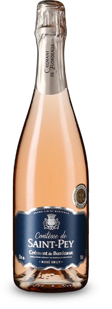 Comtesse de Saint-Pey Crémant de Bordeaux Rosé – Gold