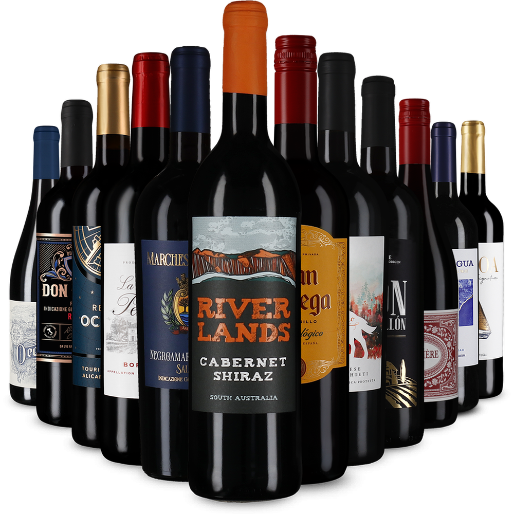 Červené vína v úvodnom balíčku