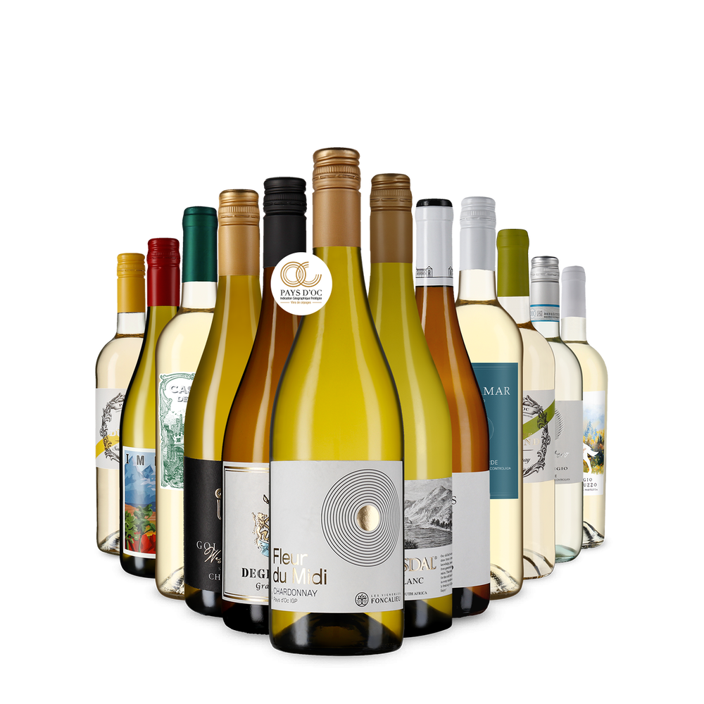 Úvodný balíček so širokým výberom bielych vín