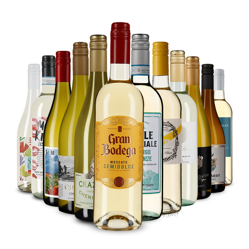 Úvodný balíček so širokým výberom bielych vín – Gold