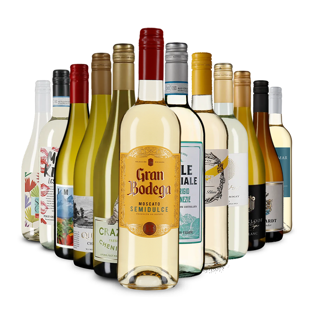 Úvodný balíček so širokým výberom bielych vín – Gold