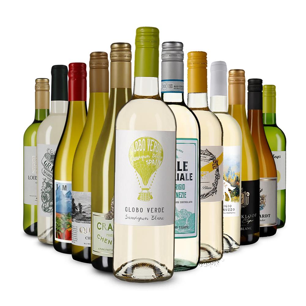 Úvodný balíček so širokým výberom bielych vín – Gold