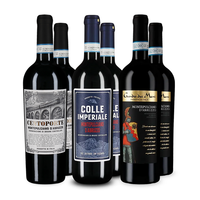 Montepulciano d'Abruzzo v degustačnom balení