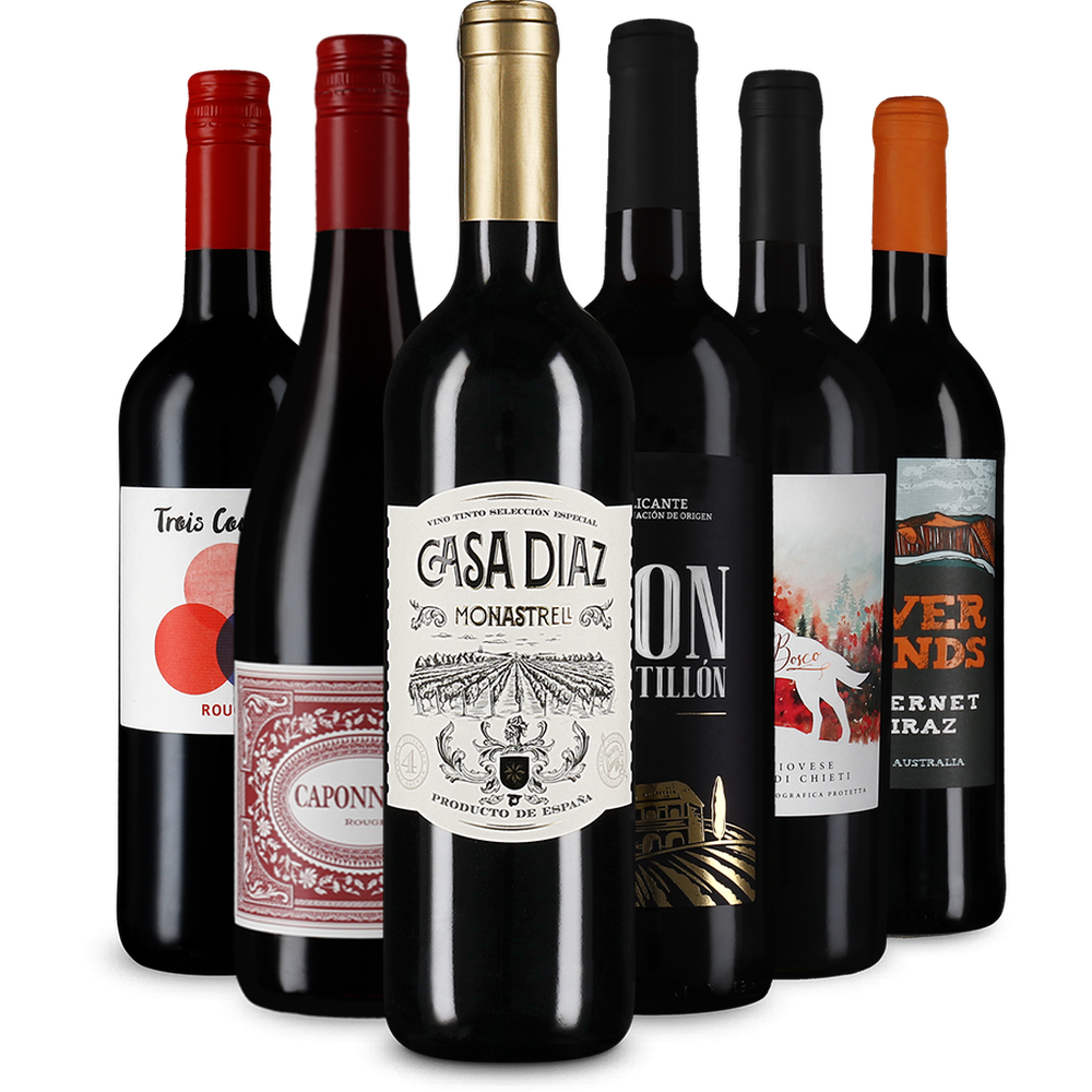 Medzinárodné červené vína: zlatý balíček víťazov