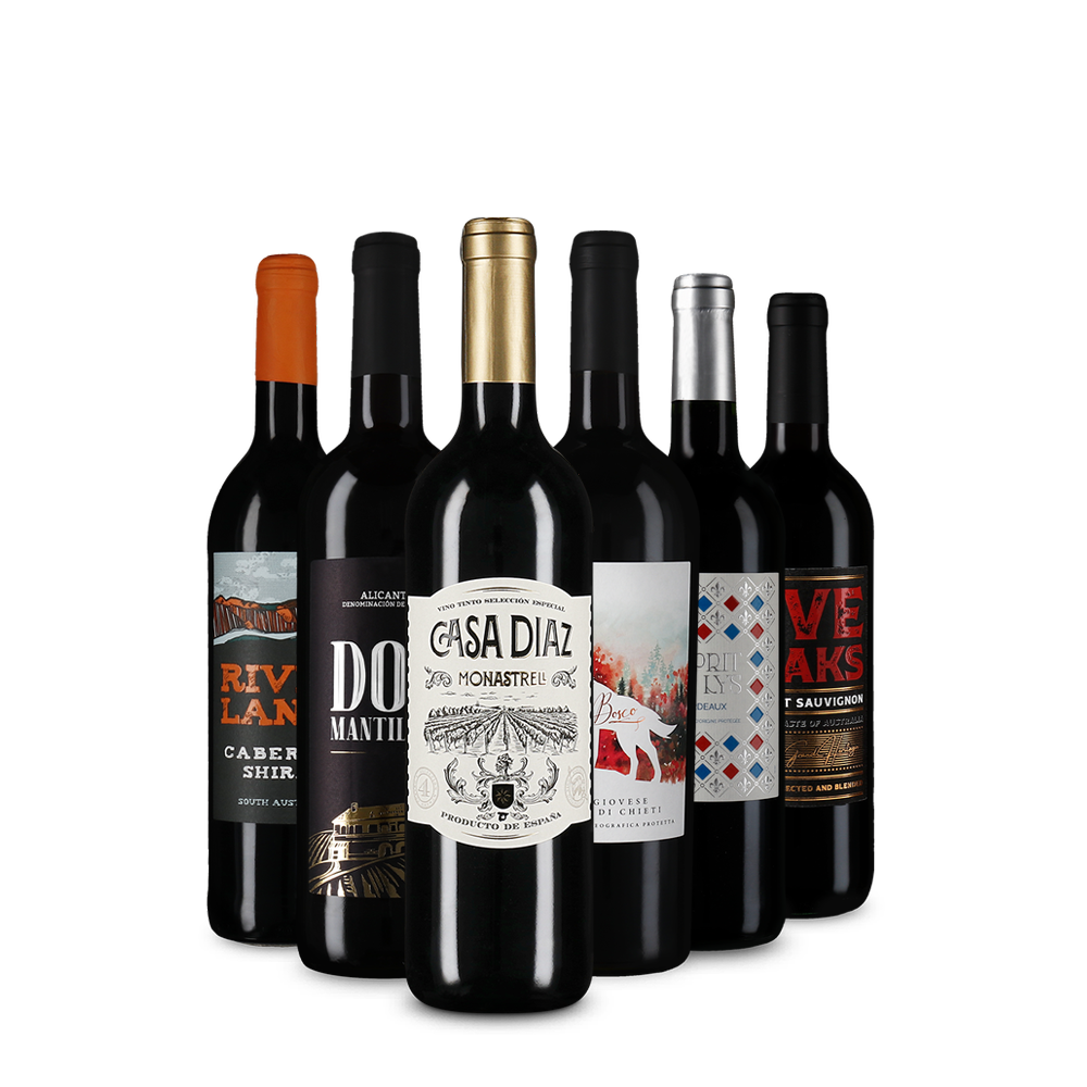 Medzinárodné červené vína: zlatý balíček víťazov