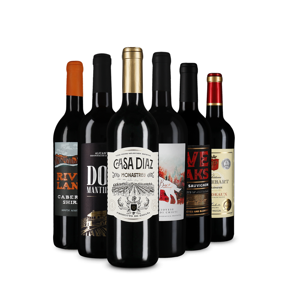 Medzinárodné červené vína: zlatý balíček víťazov