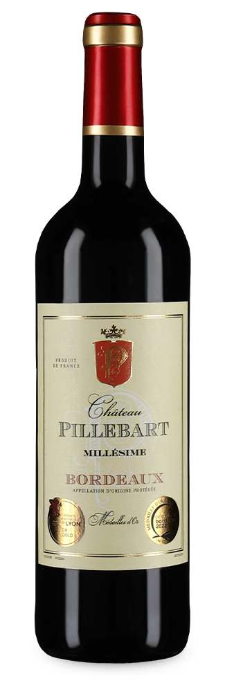 Château Pillebart Bordeaux 2021 – Gold