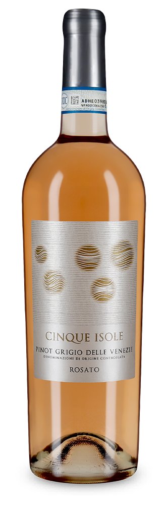 Cinque Isole Pinot Grigio Rosato 2023 – Gold