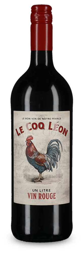 Le Coq Léon Un Litre Vin Rouge – Víno roka – Gold