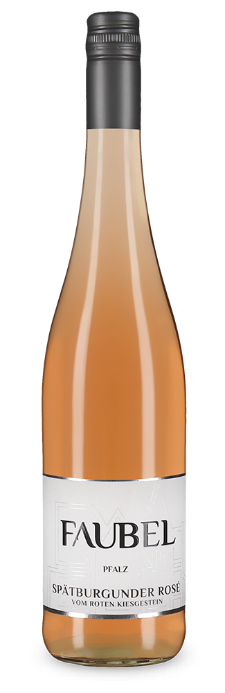 Faubel Rulandské modré Rosé vom roten Kiesgestein 2024 – Gold