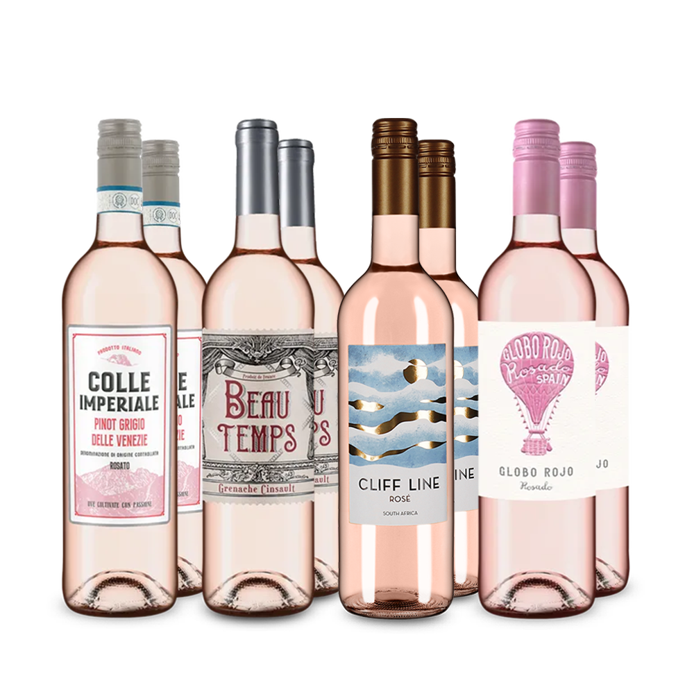 Medzinárodné hviezdne Rosé v balení 4x2 – Gold