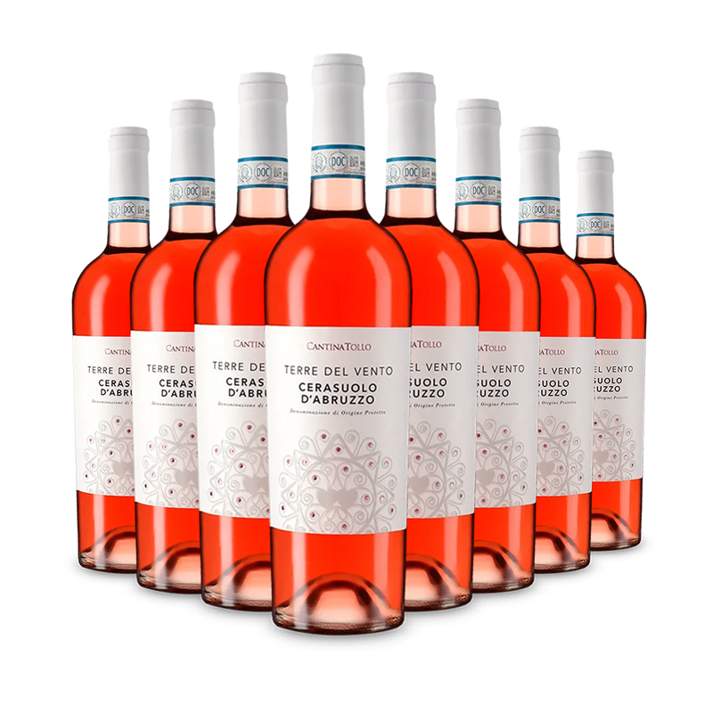 8 fliaš Terre del Vento Cerasuolo d'Abruzzo Rosato 2024 – Gold