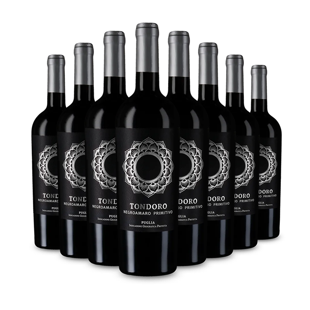 8 fliaš Tondoro Negroamaro Primitivo 2023 – Gold
