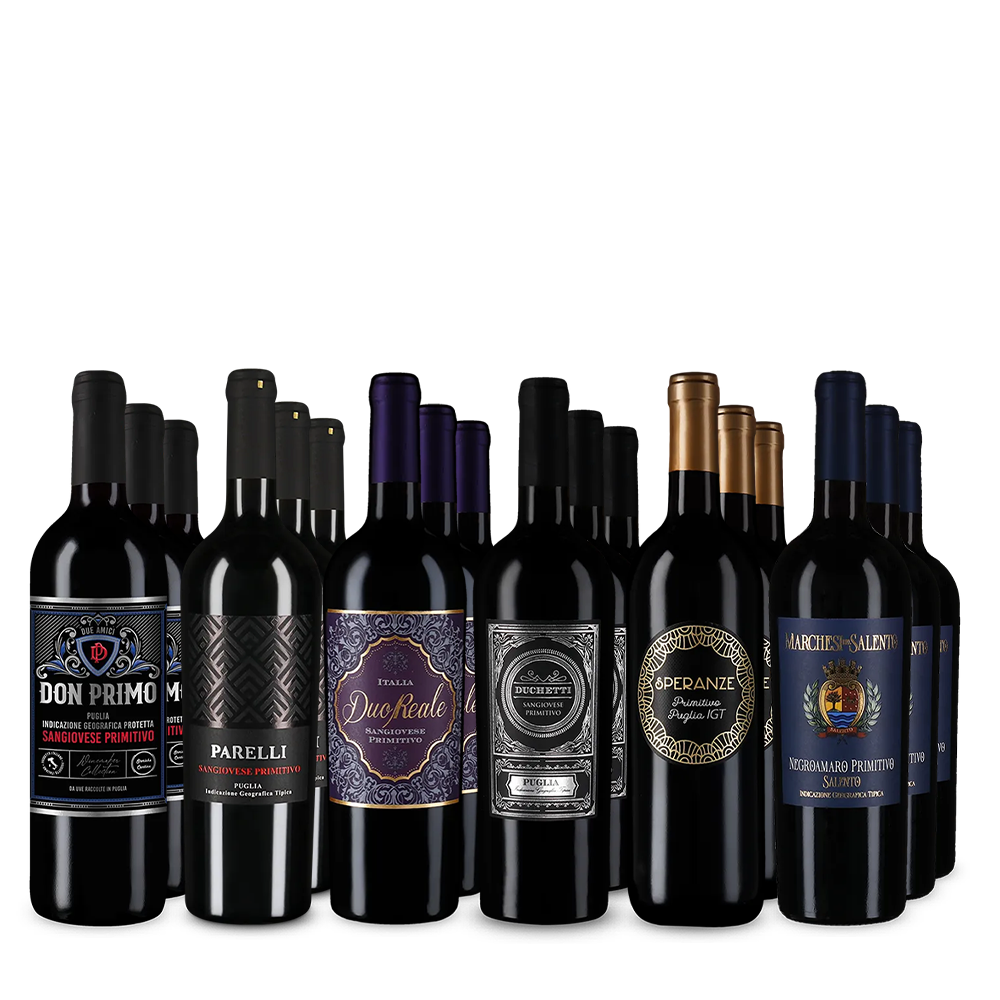 Primitivo XXL: Hviezdne balenie 6x3 – Gold