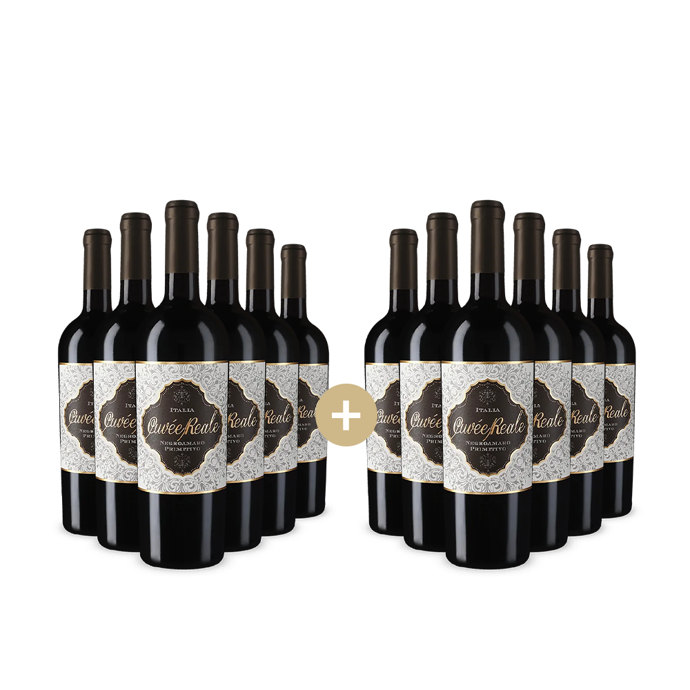 6+6 fliaš Cuvée Reale Negroamaro Primitivo 2024 – Gold