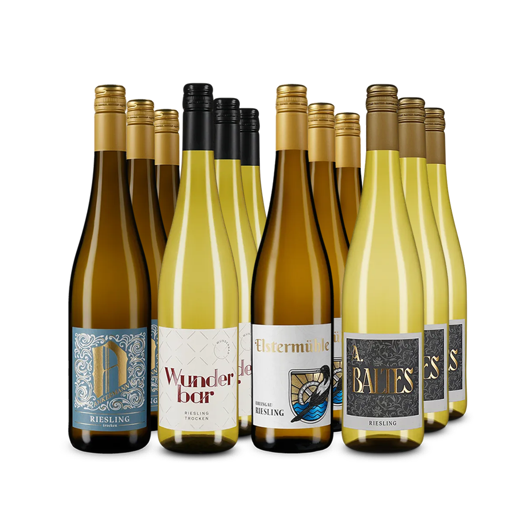 4x3 Zlatom ocenené Rieslingy – Gold