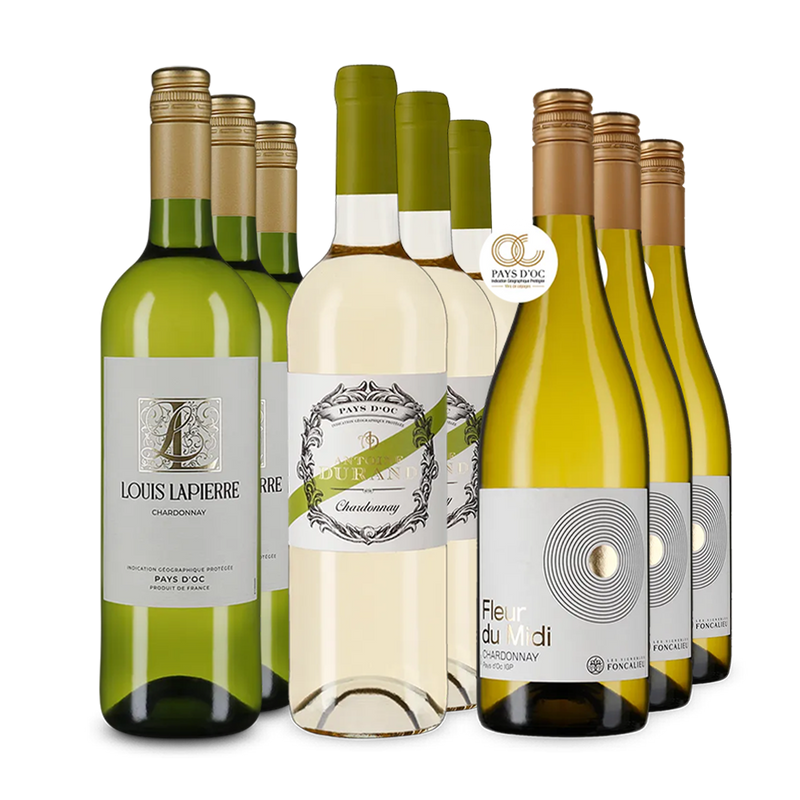 Hviezdne francúzske Chardonnay v balení 3x3 – Gold