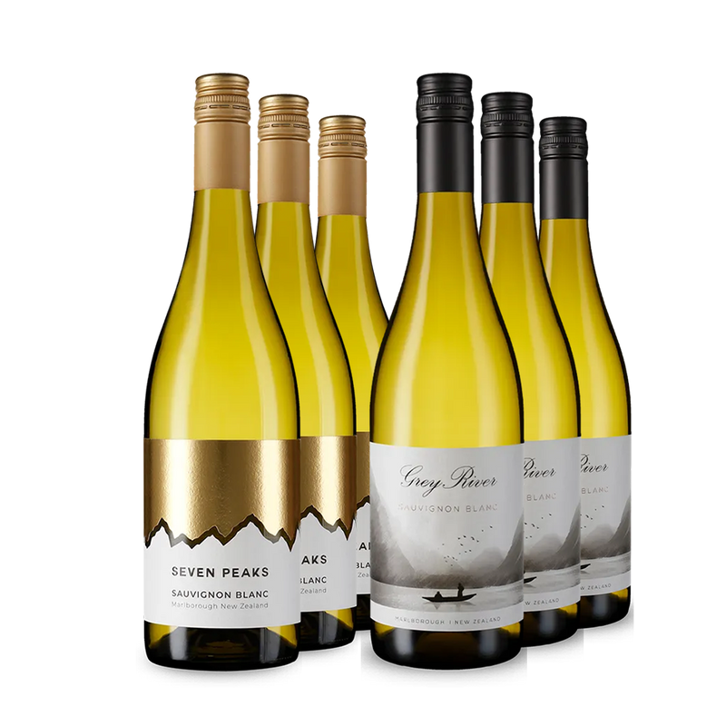 Duo Sauvignonu Blanc z Marlborough vo výhodnom balení 2x3 – Gold