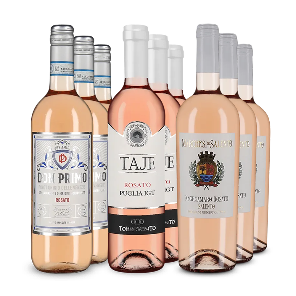 Hviezdne talianske Rosé v balení 3x3 – Gold